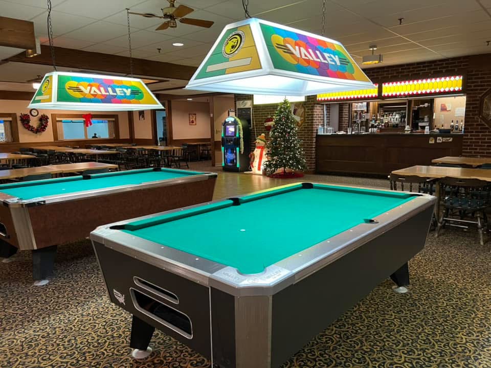 Billiard Game in Progress